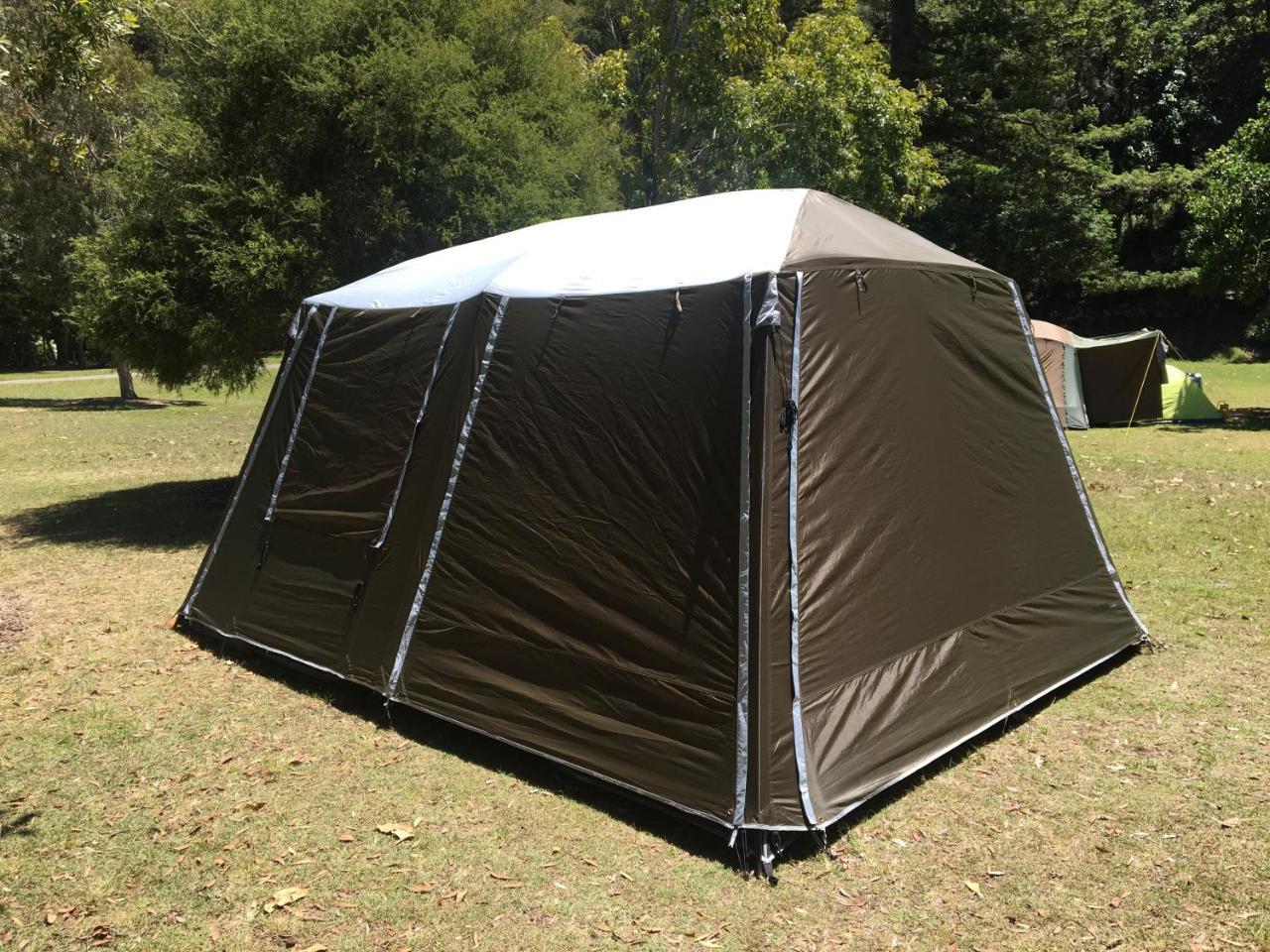 Basin Ku Ring Gai Campsite Set Up Luxury tent Sydney