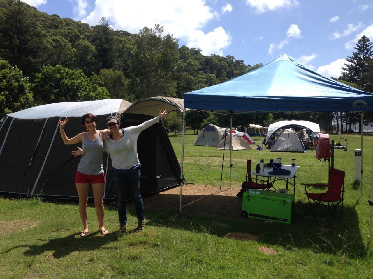 Luxury tent Basin Ku Ring Gai Campsite Set Up Sydney